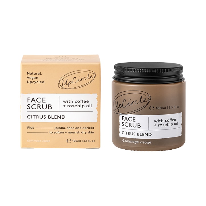 UpCircle Face Scrub Citrus with Coffee + Rosehip Oil 100ml GOODS Holland&Barrett