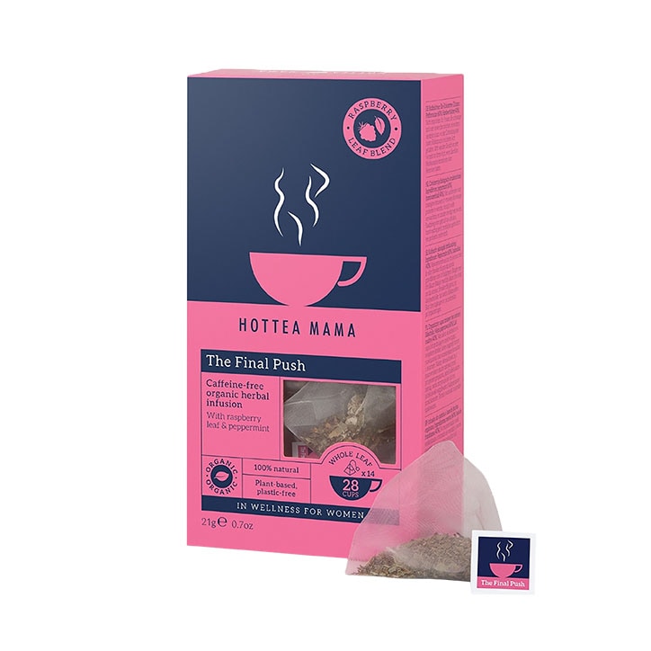 HotTea Mama The Final Push Raspberry Leaf & Peppermint Tea 14 Tea Bags GOODS Holland&Barrett