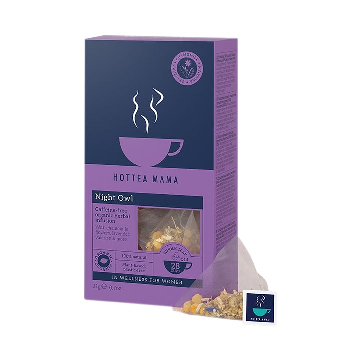 HotTea Mama Night Owl Camomile, Lavender & Valerian Tea 14 Tea Bags GOODS Holland&Barrett