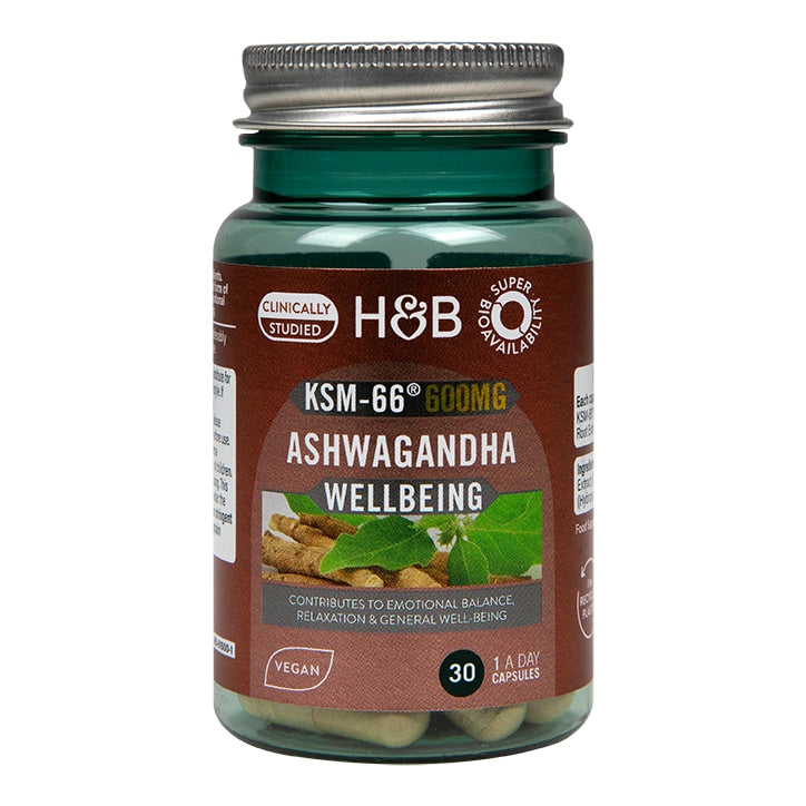 Holland & Barrett Ashwagandha KSM-66 600mg 30 Capsules