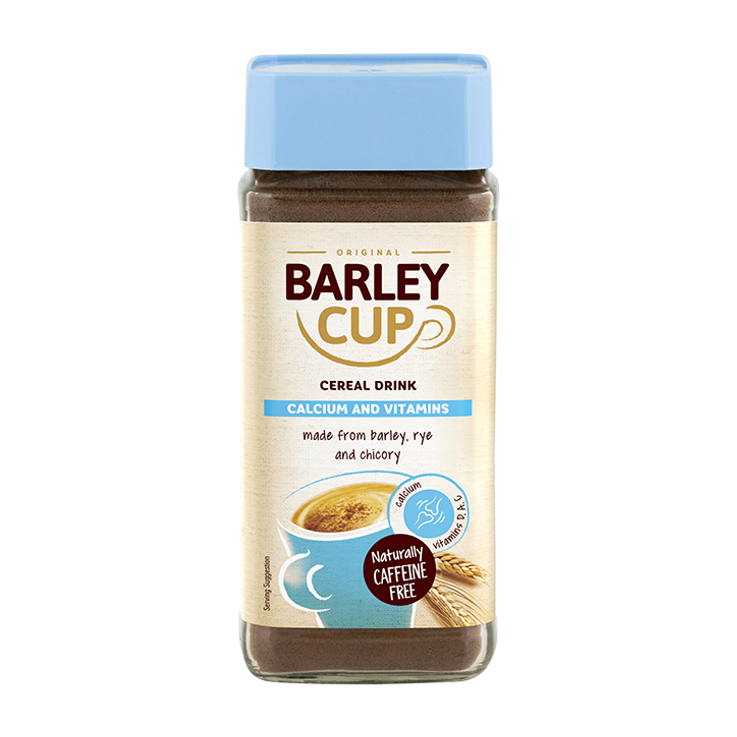 Barleycup Organic Coffee Alternative Cereal Drink 100g - Calcium & Vitamins