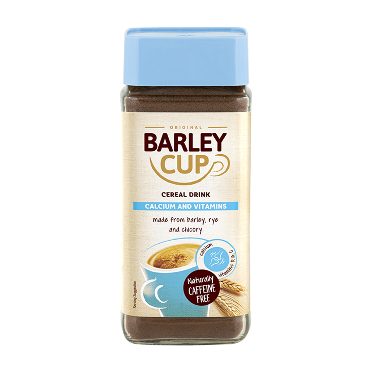 Barleycup Organic Coffee Alternative Cereal Drink 100g - Calcium & Vitamins