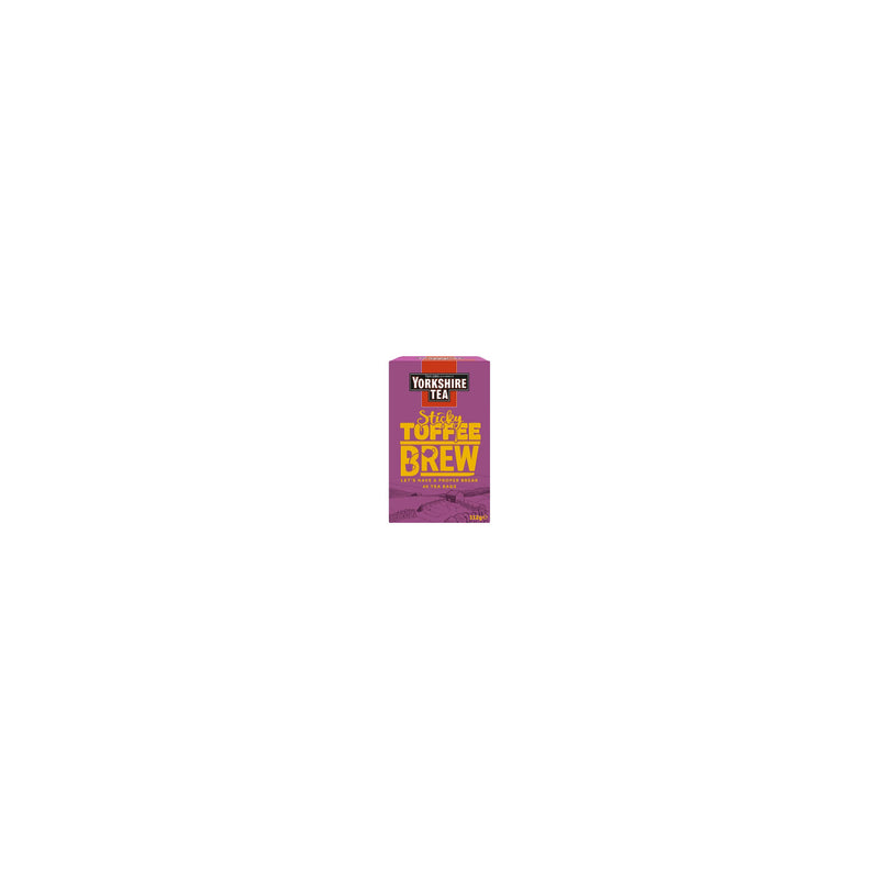 Yorkshire Tea Sticky Toffee Brew tea bags 112g - British product