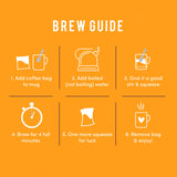 Taylors of Harrogate Flying Start Enveloped ground coffee bags 75g (British brand)