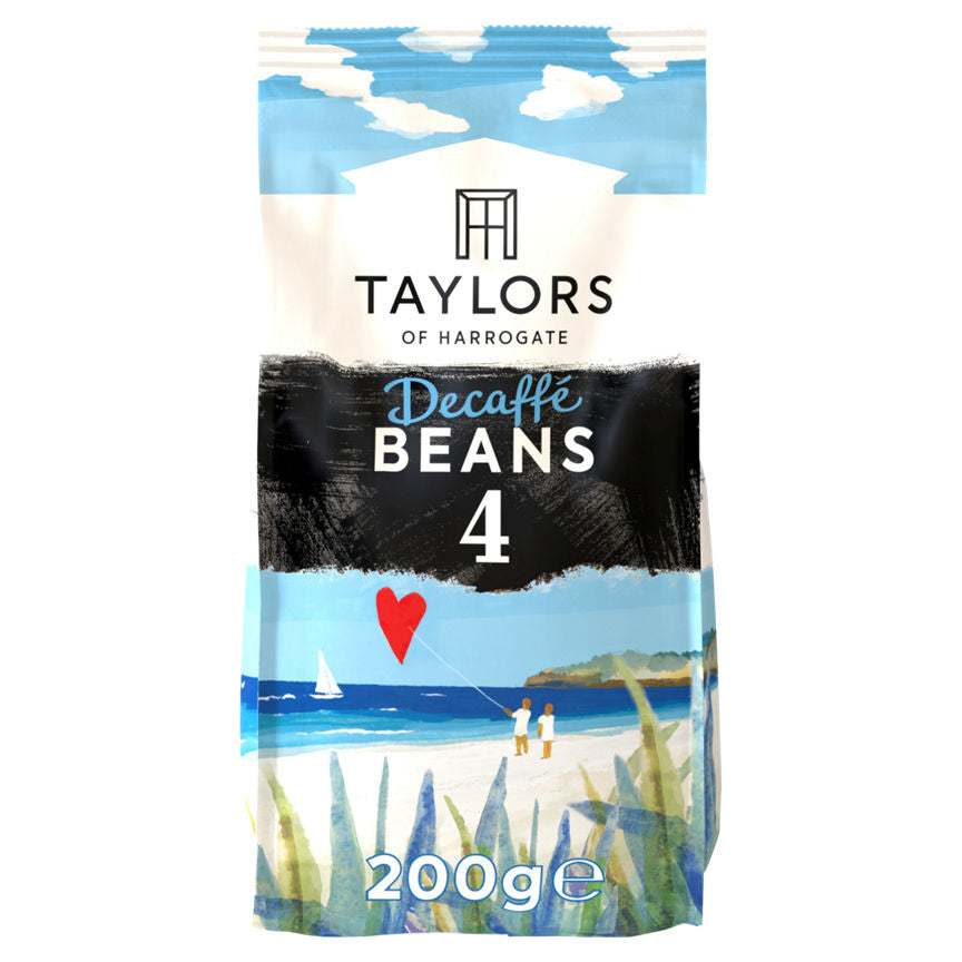 Taylors of Harrogate Decaffe Beans Roast Coffee 200g GOODS Sainsburys   