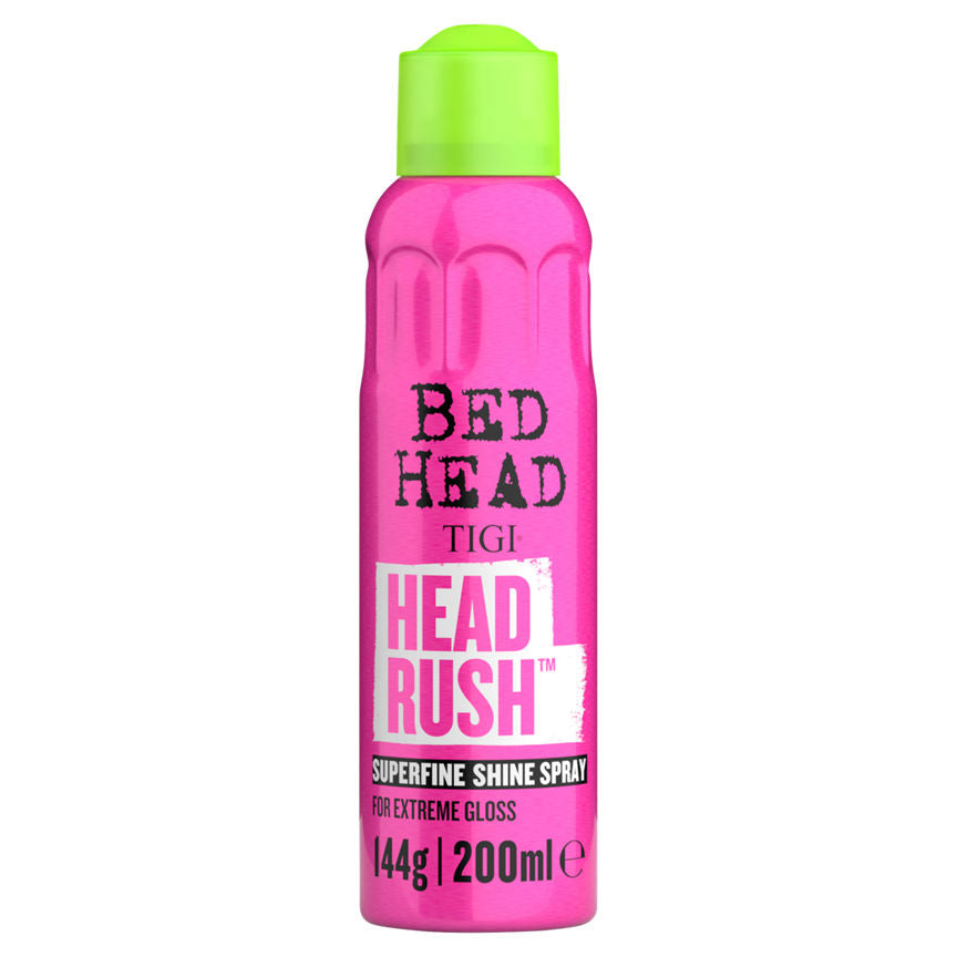 Bed Head by TIGI Headrush Shine Hair Spray for Smooth Shiny Hair GOODS ASDA   