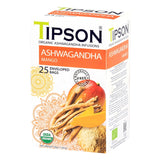 Tipson Organic Ashwagandha Mango (25 Enveloped Tea Bags) GOODS Holland&Barrett Ginger & Peach