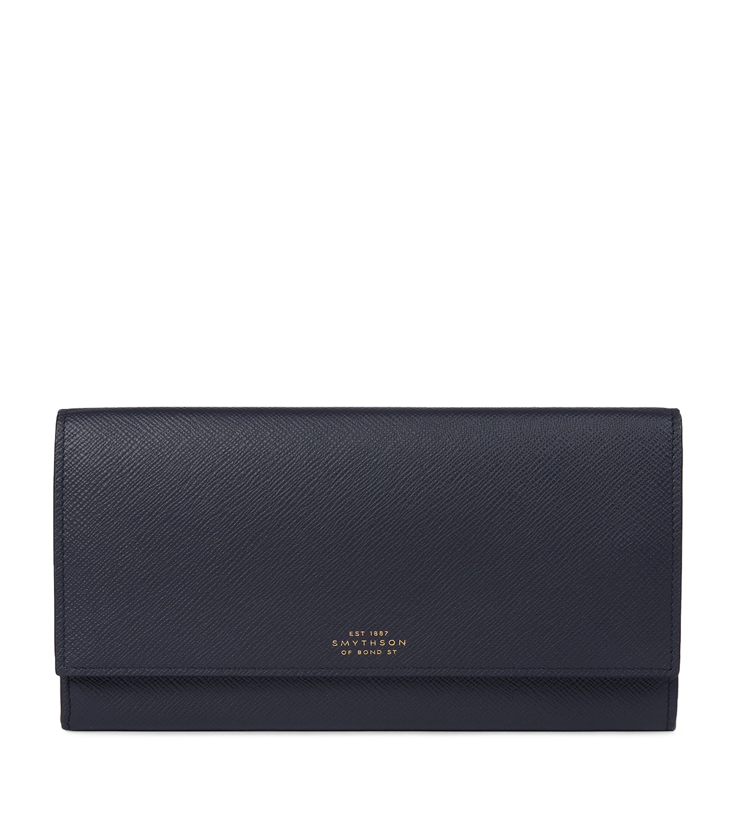 Smythson Leather Marshall Travel Wallet (British brand)