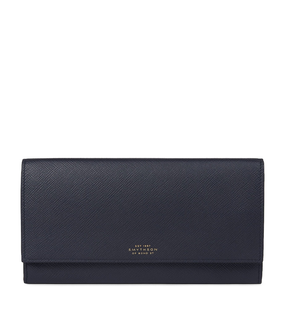 Smythson Leather Marshall Travel Wallet (British brand)