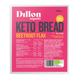 Dillon Organic Beetroot Flax Keto Bread 250g - Beetroot