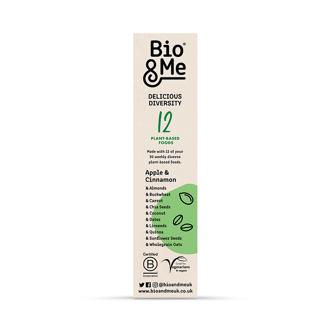 Apple Cinnamon Gut-Health Porridge with 12 Plant Types 400g