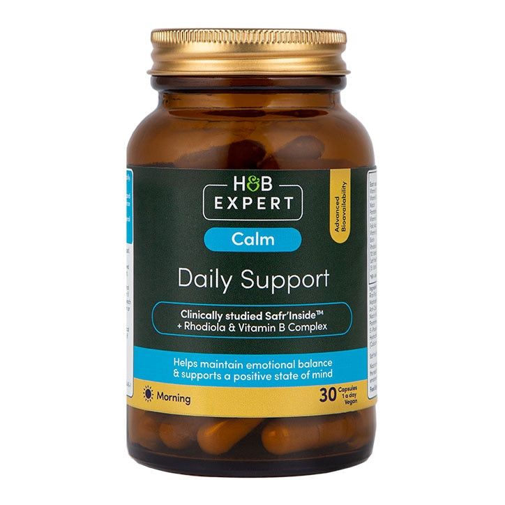 H&B Expert Calm Daily Support Saffron 30 Capsules GOODS Holland&Barrett