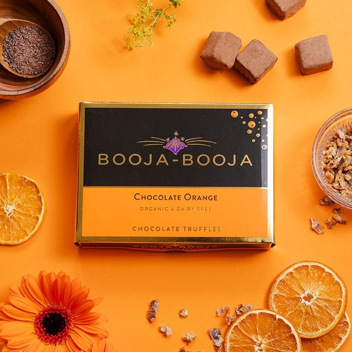 Booja-Booja Chocolate Orange Chocolate Truffles Box 92g GOODS Holland&Barrett Chocolate Orange