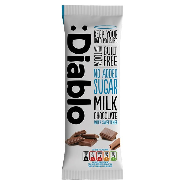 Diablo No Added Sugar Milk Chocolate 85g GOODS Holland&Barrett