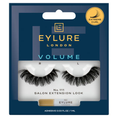 ASDA Eylure Volume & Curl Lashes 111 False Eyelashes 1ml- اشترِ عبر الإنترنت من McGrocer