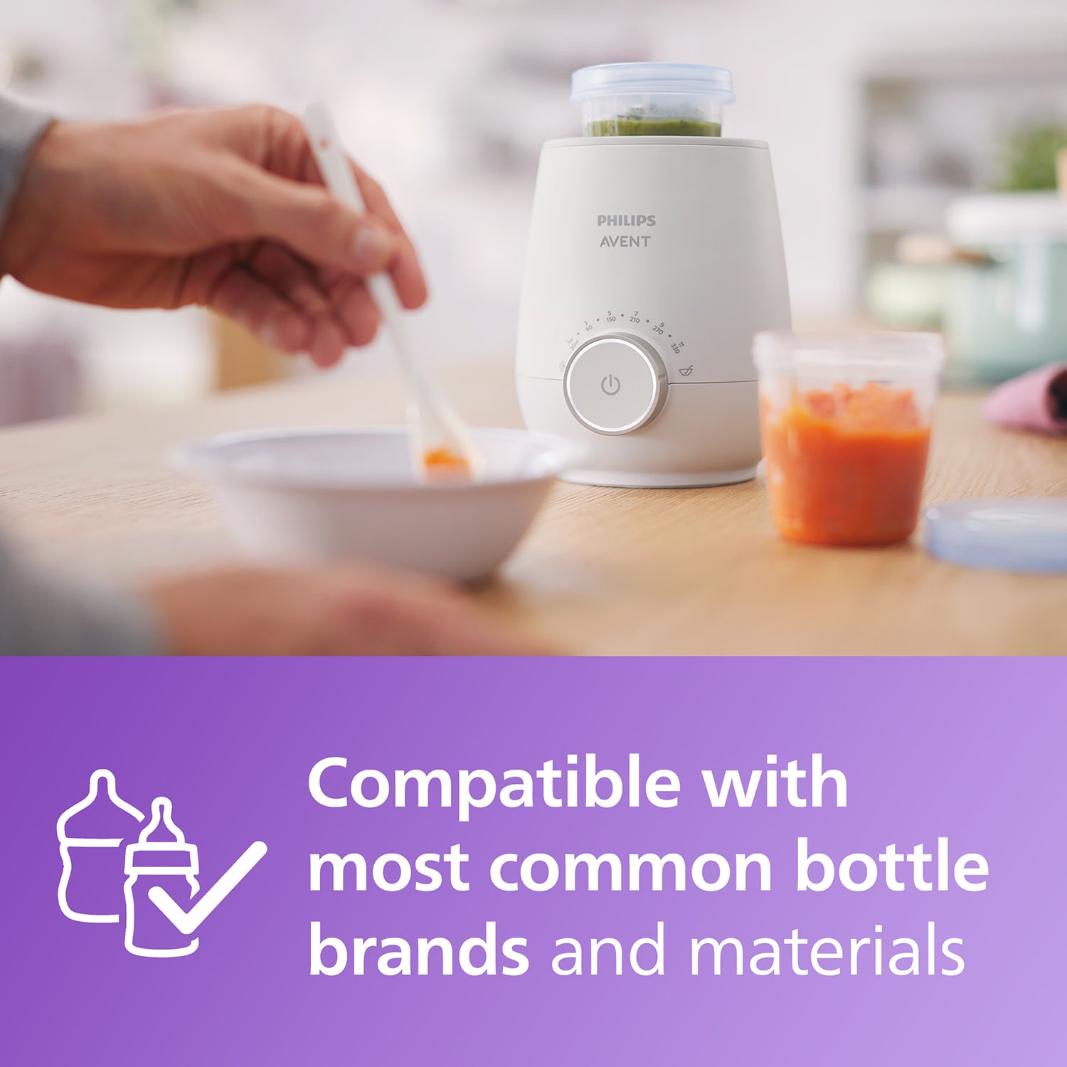 Philips Avent Premium Fast bottle warmer, UK version