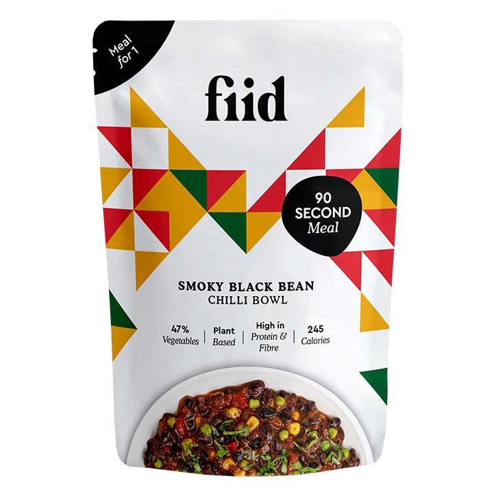 fiid Smoky Black Bean Chilli Bowl 275g GOODS Holland&Barrett Black Bean Chilli Bowl