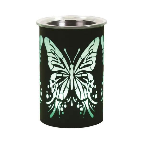 Aroma wax melter black colour-changing 12cm, imported from the UK