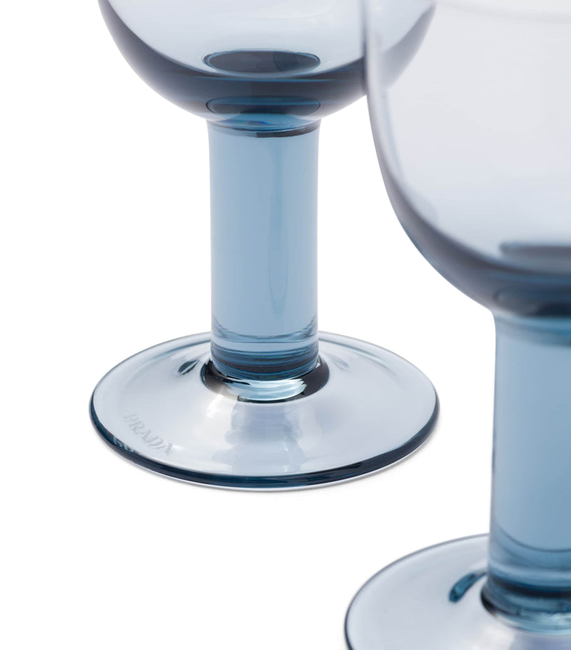 Prada Plinth white wine glasses set of 2, imported from the UK