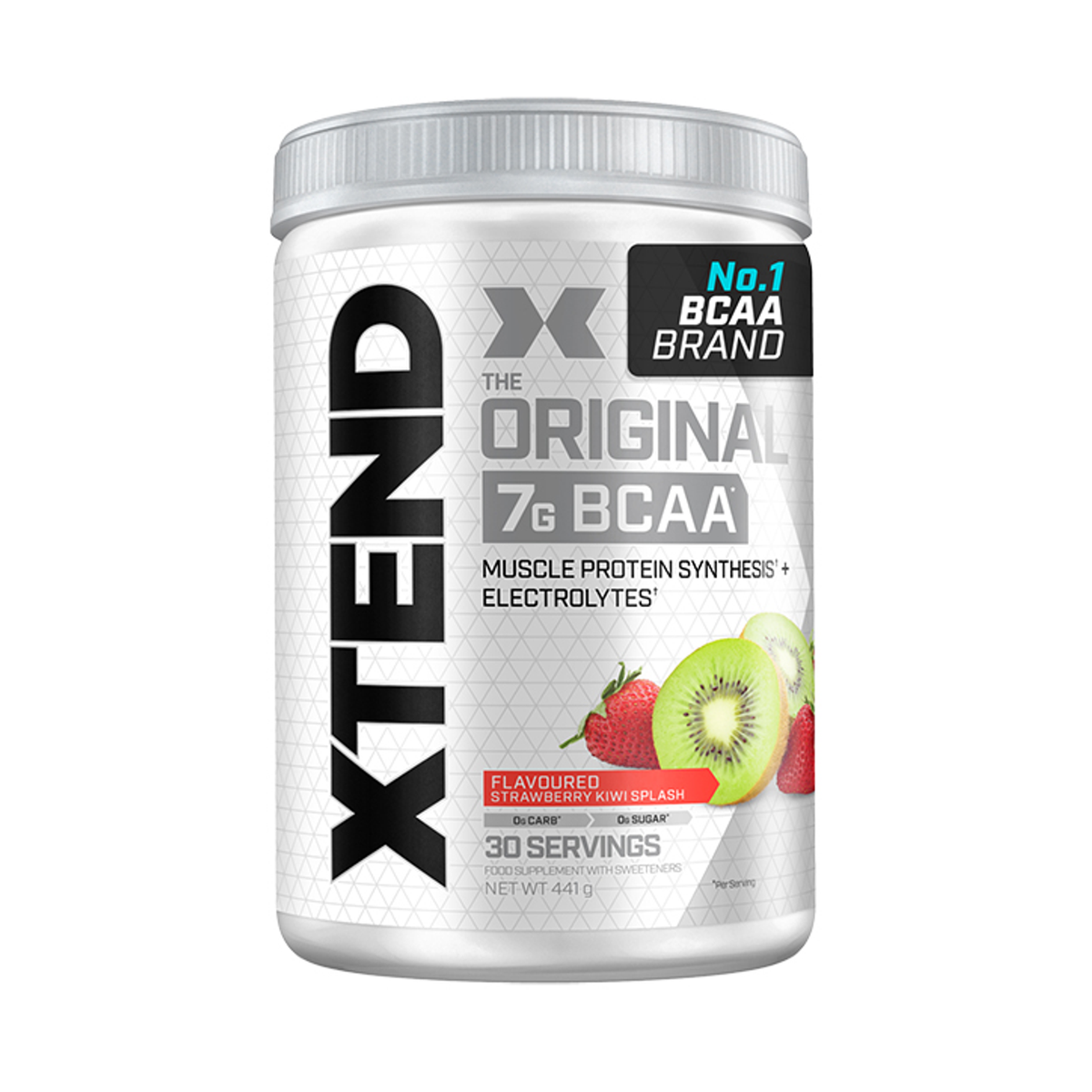Xtend Original BCAA 30 Servings - Strawberry Kiwi Splash 441g - Strawberry