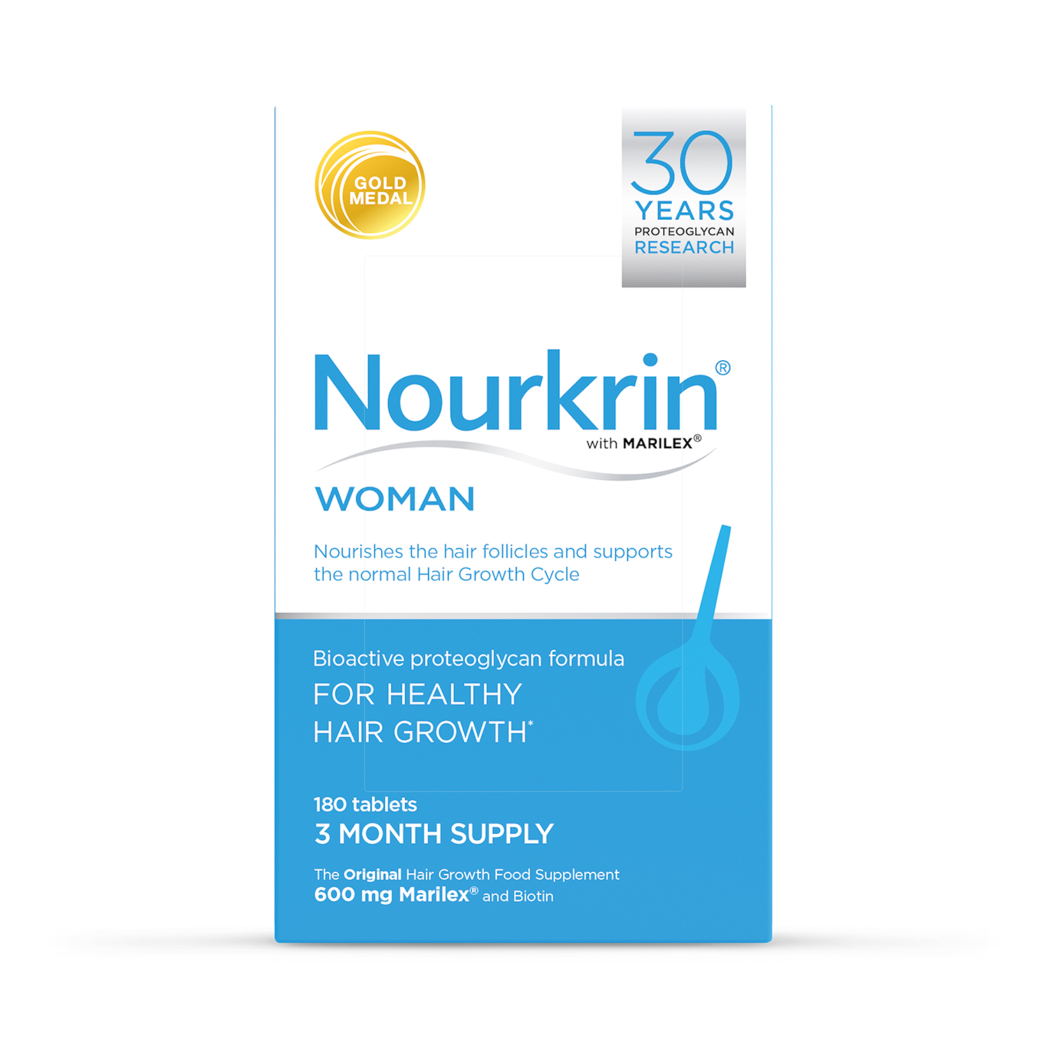 Nourkrin Woman Hair Nutrition 1 Month Supply 60 Tablets