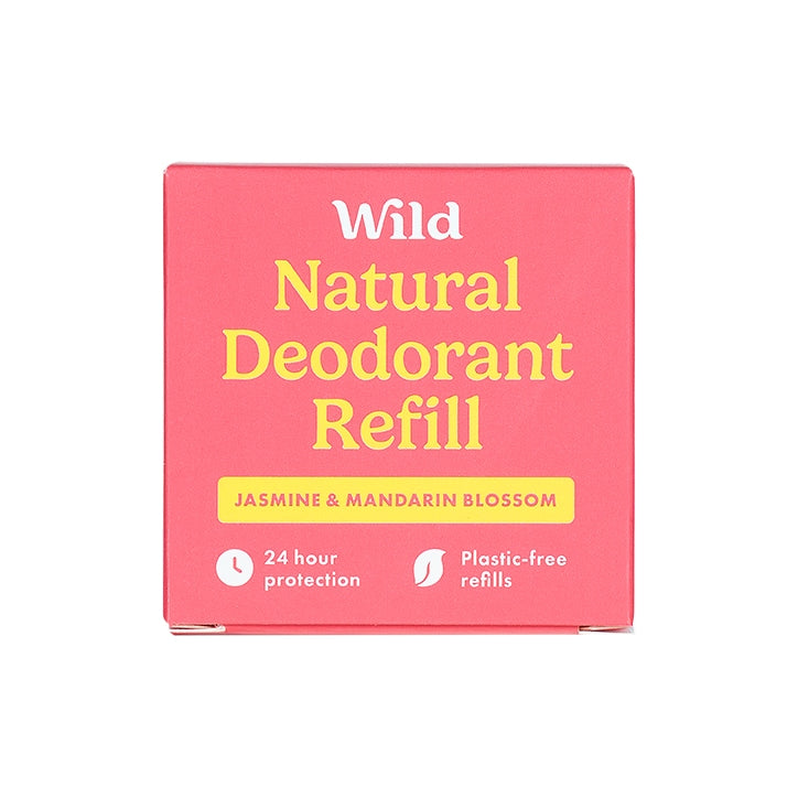 WILD Pomegranate & Pink Peppercorn Natural Deodorant Refill 40g GOODS Holland&Barrett Coconut & Vanilla Sensitive