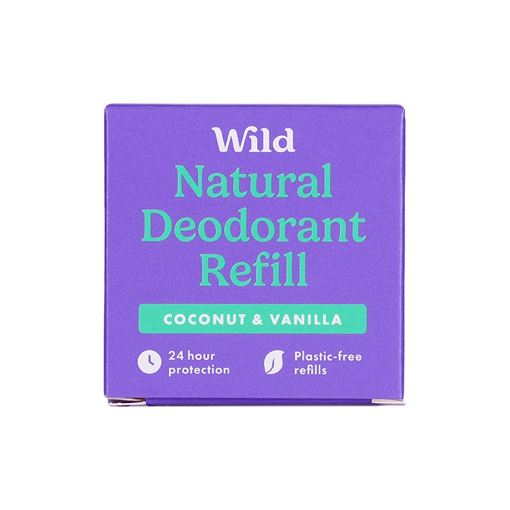 WILD Pomegranate & Pink Peppercorn Natural Deodorant Refill 40g GOODS Holland&Barrett Fresh Cotton & Sea Salt