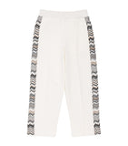 Missoni kids cotton zigzag-trim sweatpants 4-14 years, imported from the UK