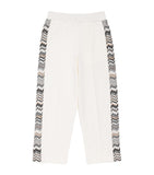 Missoni kids cotton zigzag-trim sweatpants 4-14 years, imported from the UK