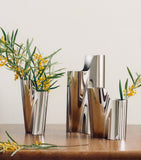 Georg Jensen kleine Lituus Vase 23cm Edelstahl (Britische Marke)