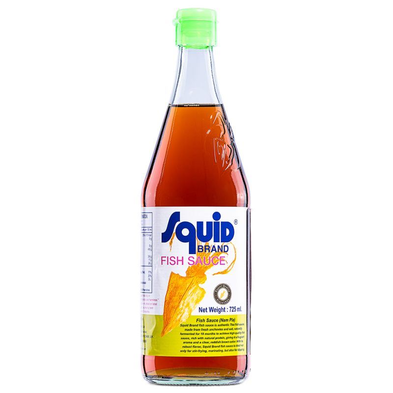 Squid Brand Thai fish sauce large bottle, imported from the UK
