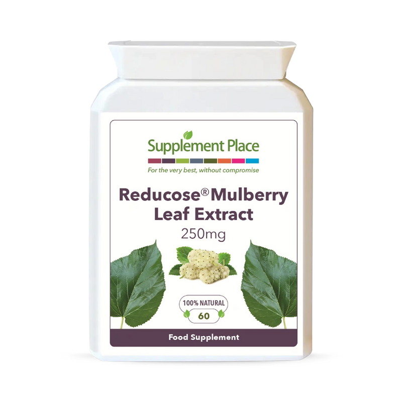 Supplement Place Reducose Mulberry Leaf Extract 250mg 60 capsules (British brand)