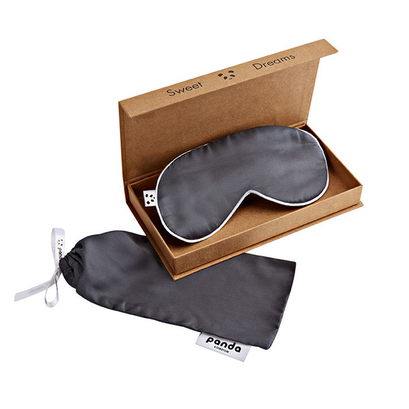 Panda London 100% Bamboo Eye Mask - Eclipse Black - Urban Grey