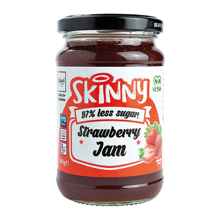 The Skinny Food Co Not Guilty Low Sugar Raspberry Jam 340g GOODS Holland&Barrett