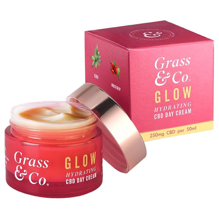 Grass & Co. GLOW Hydrating 250mg CBD Day Cream 50ml GOODS Holland&Barrett