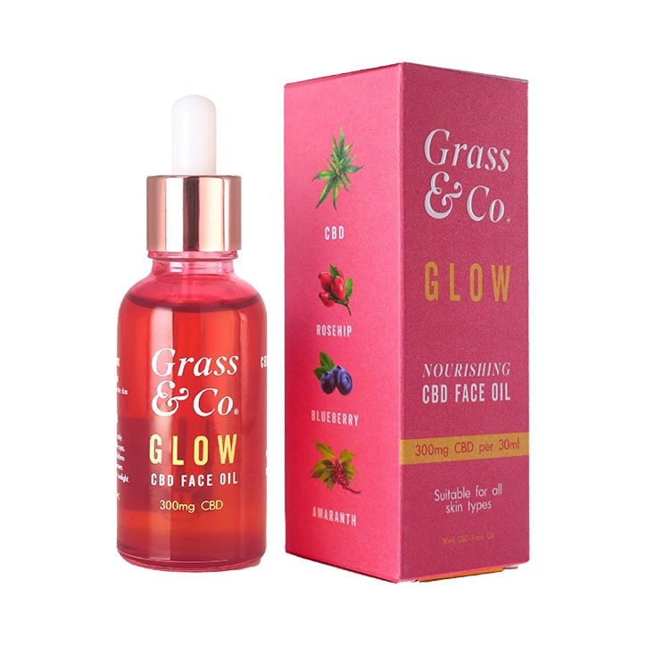 GLOW 300mg CBD Face Oil 30ml