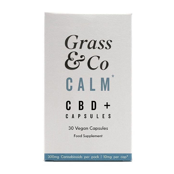 Grass & Co. CALM CBD+ 30 Vegan Capsules GOODS Holland&Barrett