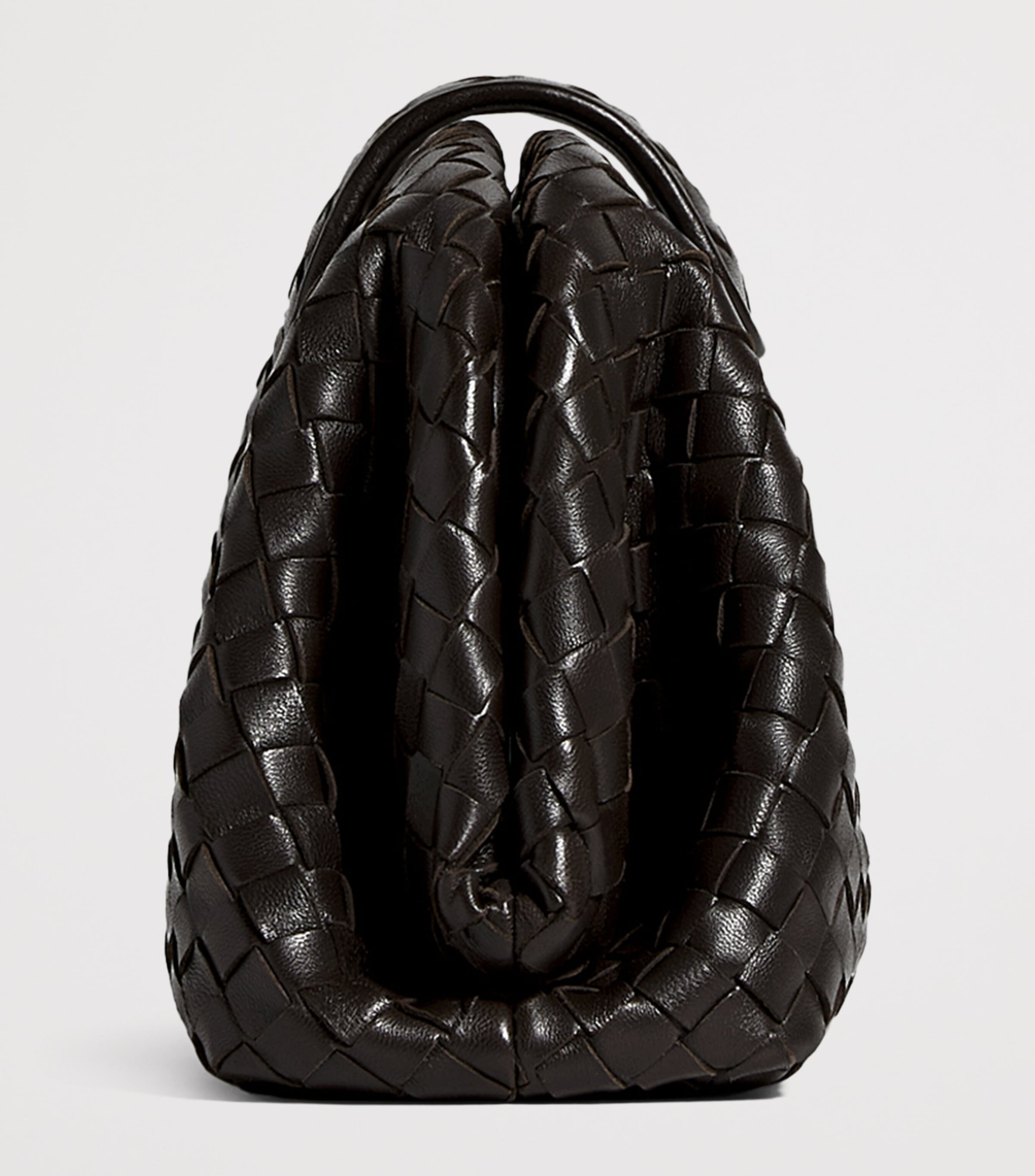 Bottega Veneta small leather Lauren 1980 clutch bag, imported from the UK