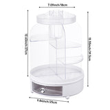 Livingandhome rotating cosmetic storage organiser 25cm - British product