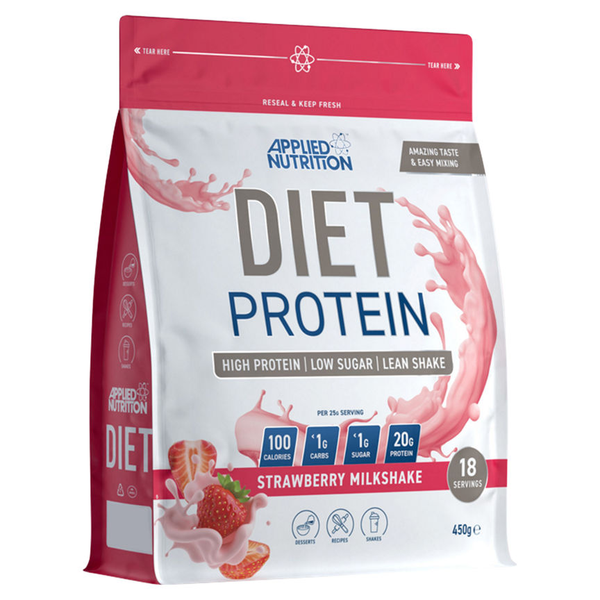 Applied Nutrition Diet Protein Strawberry Milkshake GOODS ASDA   