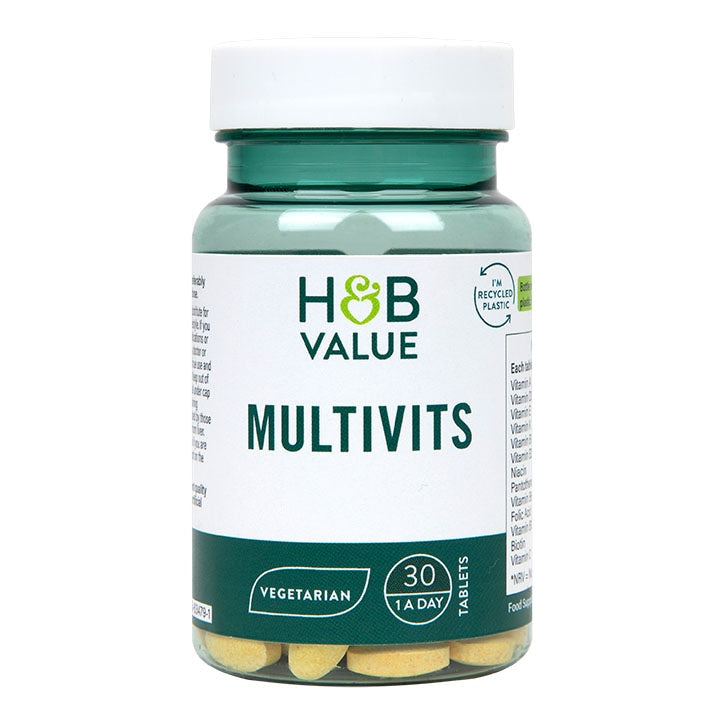 H&B Value Multivitamin 30 Tablets GOODS Holland&Barrett   