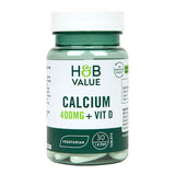 H&B Value Calcium 400mg + Vitamin D 30 Tablets GOODS Holland&Barrett   