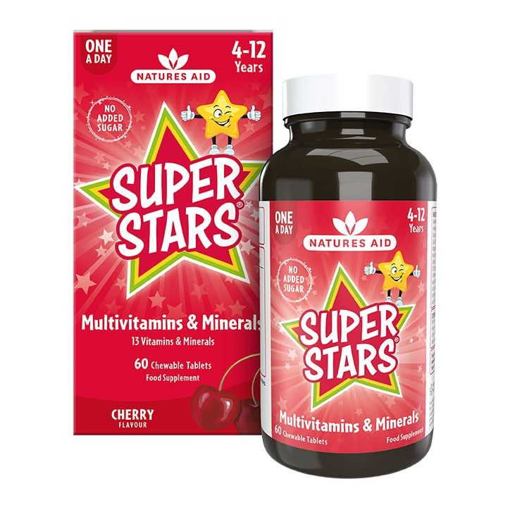 Natures Aid Super Stars Multivitamins & Minerals 60 Tablets GOODS Holland&Barrett