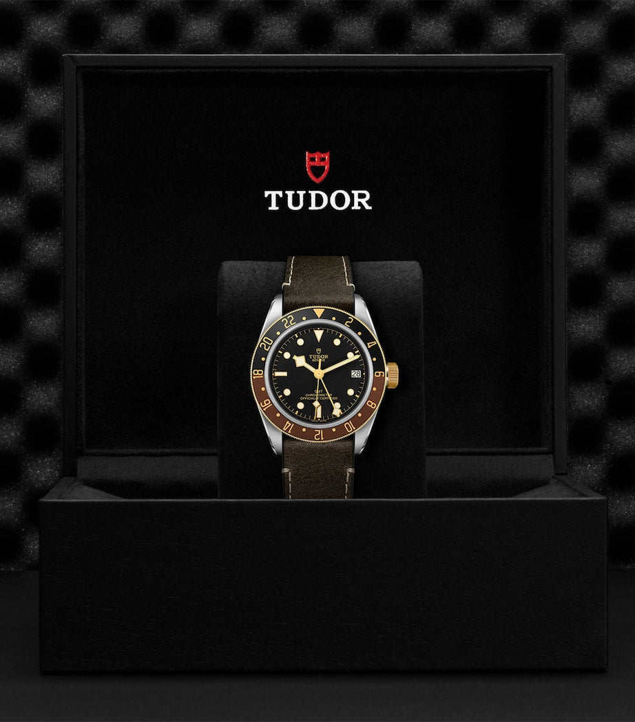TUDOR Black Bay GMT stainless steel and yellow gold watch 41mm - British product