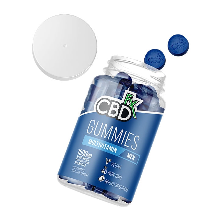 CBDfx Men's Multivitamin CBD Gummies 25mg CBD 60 Gummies GOODS Holland&Barrett   