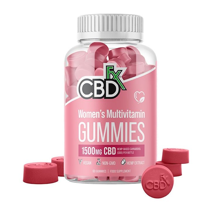 CBDFX Women's Multivitamin CBD Gummies 1500mg 60 Gummies GOODS Holland&Barrett