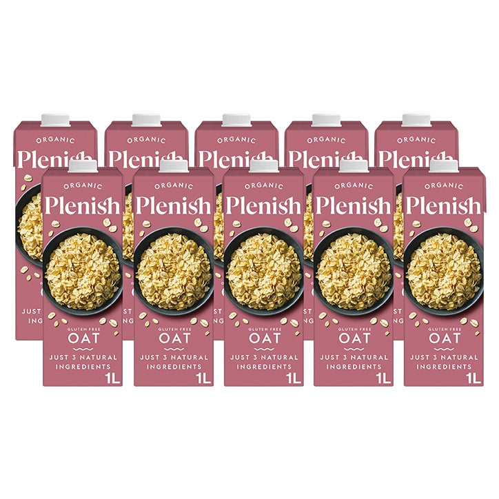 Plenish Organic Oat Drink 10 x 1L GOODS Holland&Barrett