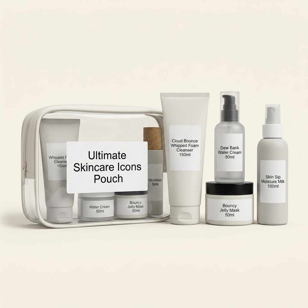 No7 Good Intent gift set with five skincare essentials, UK version