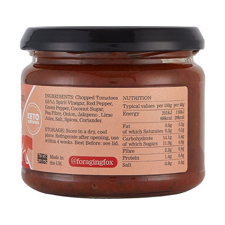 The Foraging Fox Keto Certified Classic Tomato Salsa 300g GOODS Holland&Barrett