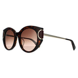 Salvatore Ferragamo cat eye sunglasses brown gradient, imported from the UK